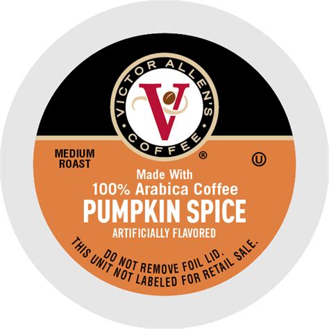 Victor Allen's Pumpkin Spice Flavored K-Cup Coffee Pods, Medium Roast ...