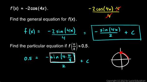 Calculus 5.1c - Antiderivative Examples - YouTube