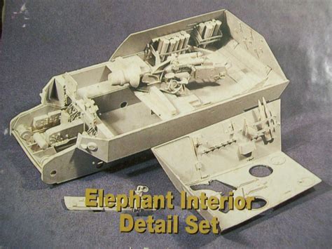 1/35 Jaguar German Elefant interior / Elephant /Ferdinand kit - 63535 | #1880356425