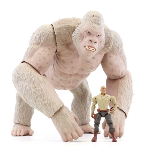 Rampage The Movie George Mega Gorilla Monkey The Rock Toy Figure New ...