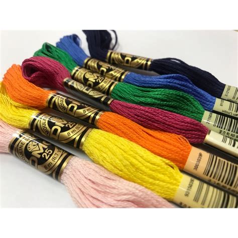 DMC Embroidery Threads Benang Sulaman Cross Stitch 1Pcs | Shopee Malaysia