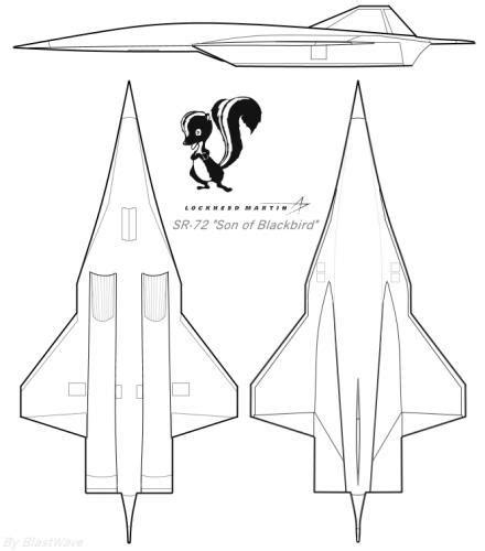 Lockheed Martin SR-72 Darkstar from top gun - Airplane Development ...