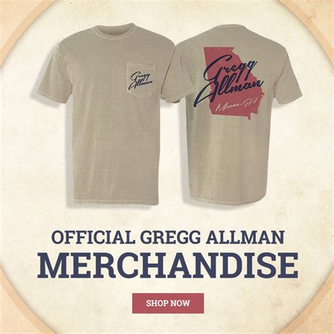 Shop the Gregg Allman Official Store