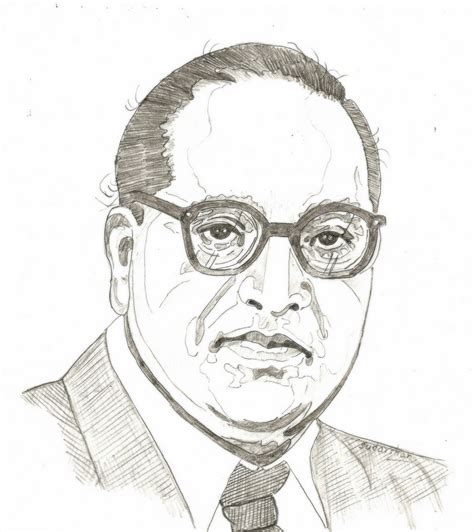 Dr. B. R. Ambedkar | Art sketches, Pencil drawings, Buddha drawing