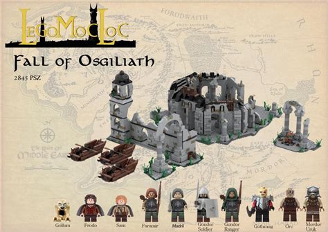 LEGO MOC The Fall of Osgiliath by LegoMocLoc | Rebrickable - Build with LEGO