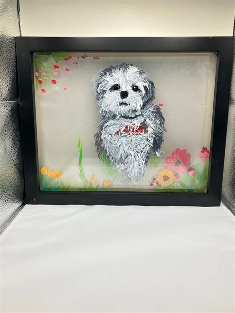 Custom 3D Glass Painting for All Animals-pet Portrait. Pet - Etsy