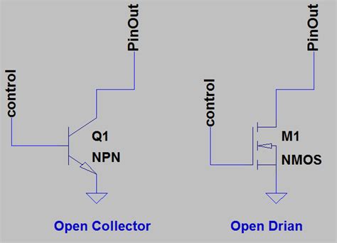 Open Drain Circuit Diagram