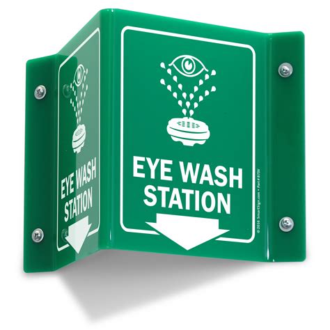 Eye Wash Station Signs | Emergency Eyewash Station Signs