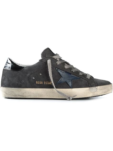 Golden Goose Deluxe Brand Sstar Suede Sneakers in Gray (grey) | Lyst