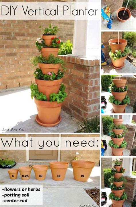 Wow! 25+ Budget-Friendly and Fun Garden Projects Made with Clay Pots ~ ScaniaZ