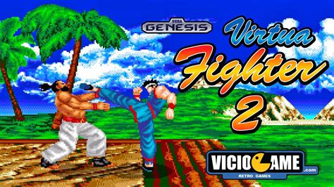 🎮 Virtua Fighter 2 (Mega Drive) Complete Gameplay - YouTube