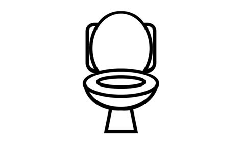 Black And White Toilet Png - Clip Art Library