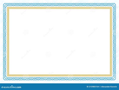 Horizontal Frame and Border with Saint Lucia Flag Stock Illustration ...