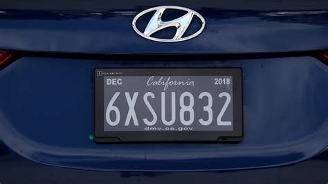 Digital License Plates Roll Out In California : The Two-Way : NPR