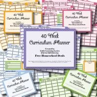 Free 40 Week Homeschool Curriculum Planner - Subscriber Freebie