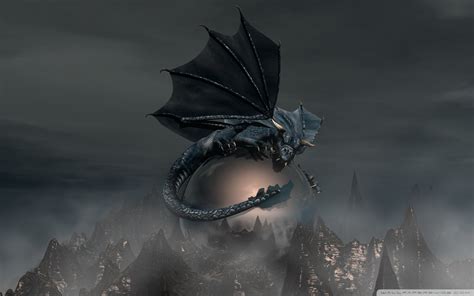 Black Dragon HD wallpaper