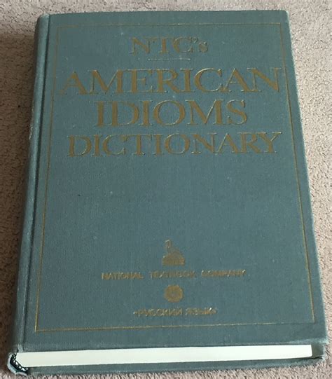 Details about AMERICAN IDIOMS DICTIONARY Richard A. Spears | Idioms, Idiom dictionary, American ...