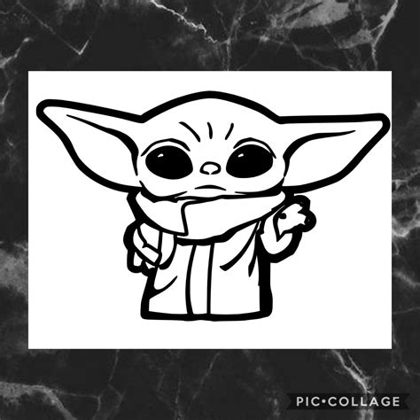 Excited to share this item from my #etsy shop: Baby Yoda Decal ...