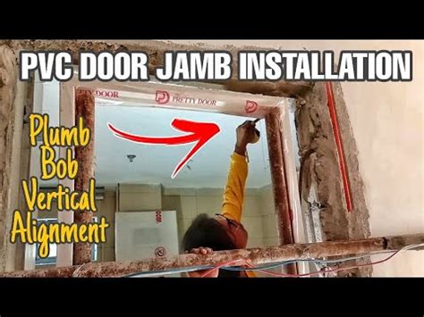 PVC DOOR JAMB INSTALLATION | How to Install PVC Door Jambs - YouTube