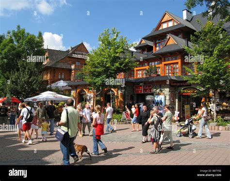 Poland Zakopane town Krupowki Street Stock Photo: 22675886 - Alamy