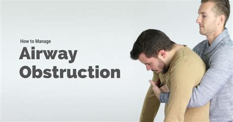 How to Manage Airway Obstruction | SureFire CPR