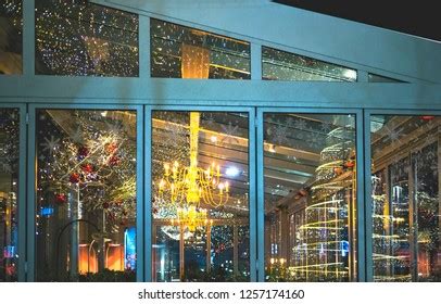 Christmas Lights Window Night Stock Photo 1257174160 | Shutterstock