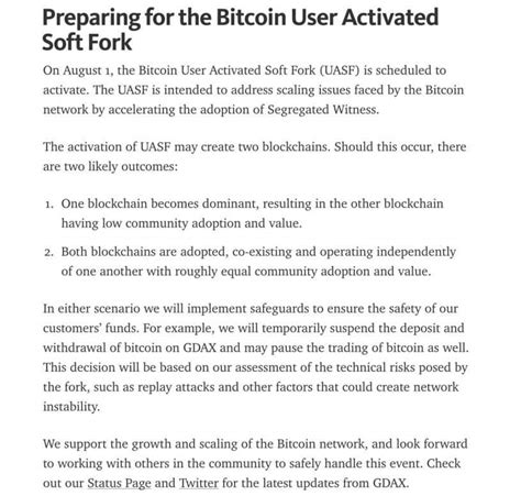 The Possible Bitcoin Hard Fork and its Repercussions on Trading ...