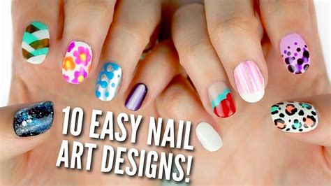 10 Easy Nail Art Designs for Beginners: The Ultimate Guide! | Simple ...