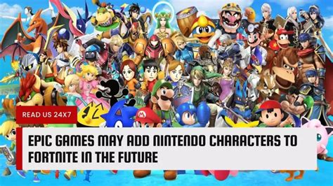 Epic Games May Add Nintendo Characters to Fortnite In The Future