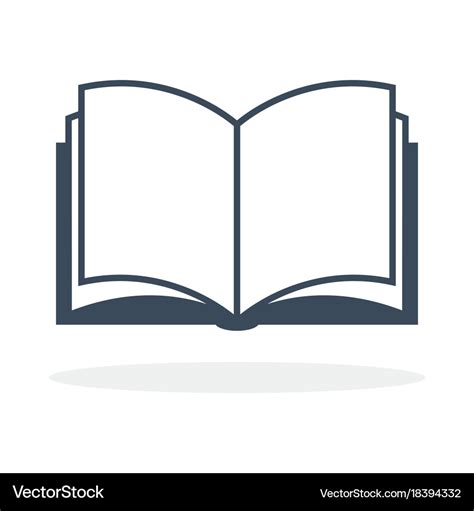 Open book icon Royalty Free Vector Image - VectorStock