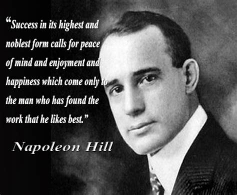 Napoleon Hill's Quote on Success and Motivation | Napoleon hill quotes, Motivational quotes for ...