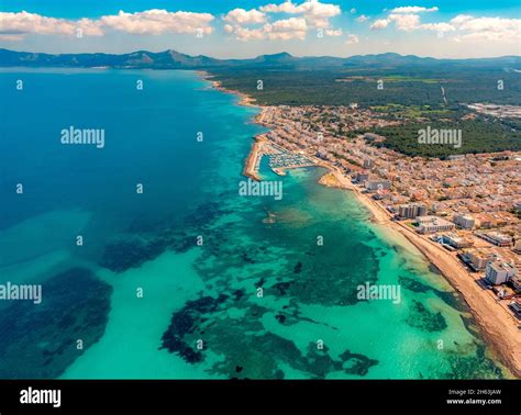 Sandy beach of can picafort hi-res stock photography and images - Alamy