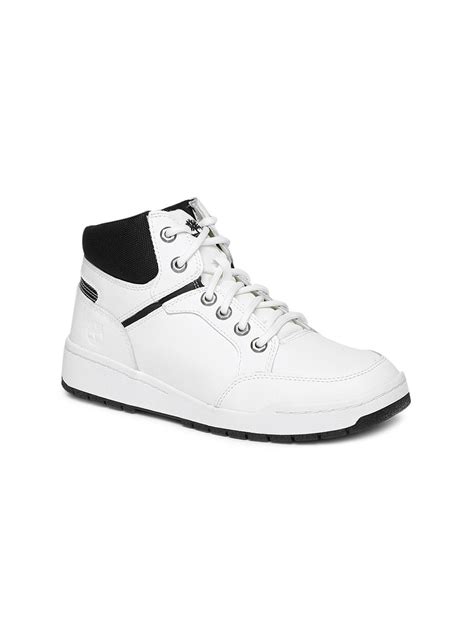 Buy Timberland Women White Solid Mid Top Sneakers - Casual Shoes for ...