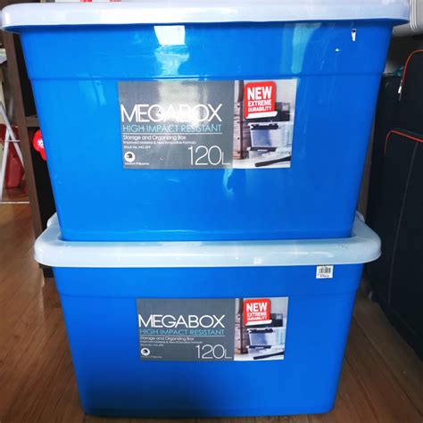 Megabox 120L Storage Box, Furniture & Home Living, Home Improvement & Organization, Storage ...