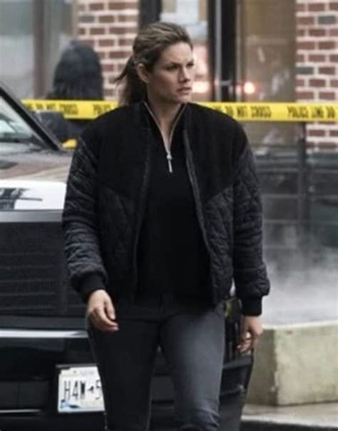 FBI S05 Missy Peregrym Quilted Jacket | Maggie Bell Jacket