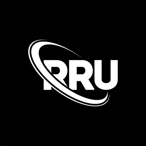 RRU logo. RRU letter. RRU letter logo design. Initials RRU logo linked ...