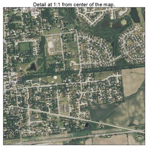 Aerial Photography Map of Frankfort, IL Illinois