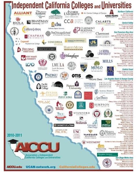 Image result for colleges in california map | College bound, California ...