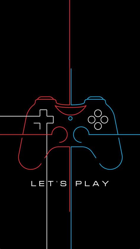 a video game controller with the words let's play on it