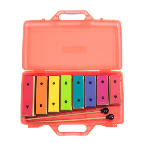 Set of 8 chime bars with case – Percussion Plus