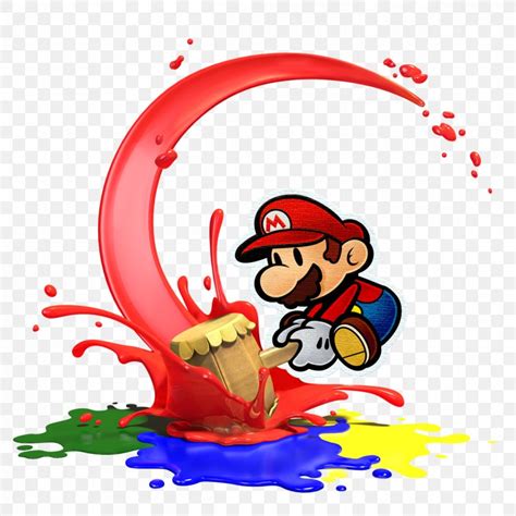 Super Mario Bros. Paper Mario: Color Splash Paper Mario: Sticker Star, PNG, 1200x1200px, Super ...