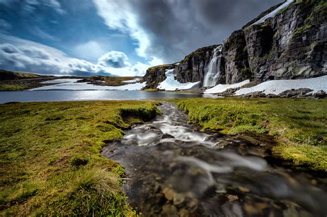 Leading to the Waterfall, Norway