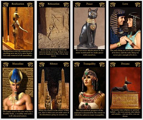 Egyptian Oracle cards - Oracle Decks - Tarot cards deck, fortune ...