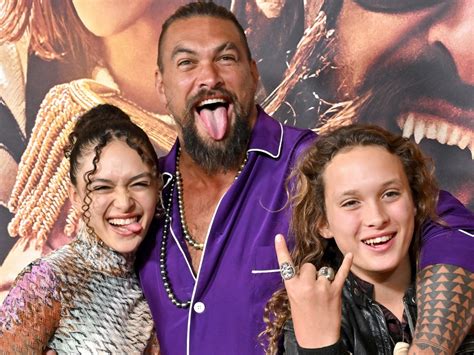 Jason Momoa Makes Rare & Wholesome Public Outing With His Kids