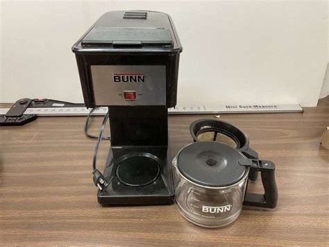 Bunn coffee maker, needs new filter - Legacy Auction Company