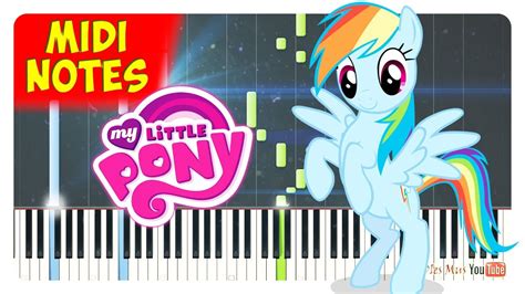 My Little Pony - Theme Song Piano Cover (Piano Sheets + midi) - YouTube