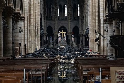 Photos Reveal Damage Inside Notre Dame Cathedral In Paris After Fire