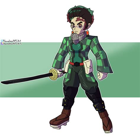 Tanjiro Deku Fusion by NamelessNPCArt on DeviantArt