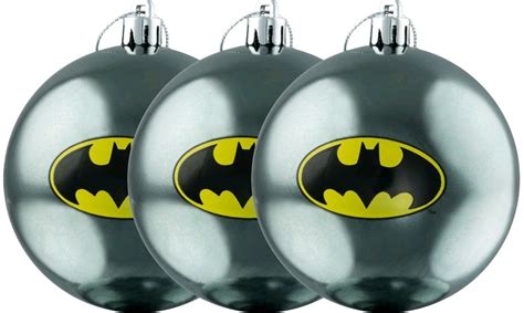 DC Comics Batman Christmas Bauble Ornaments (Set Of 3) - New, Mint ...