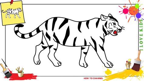 Tiger Drawing Easy at GetDrawings | Free download